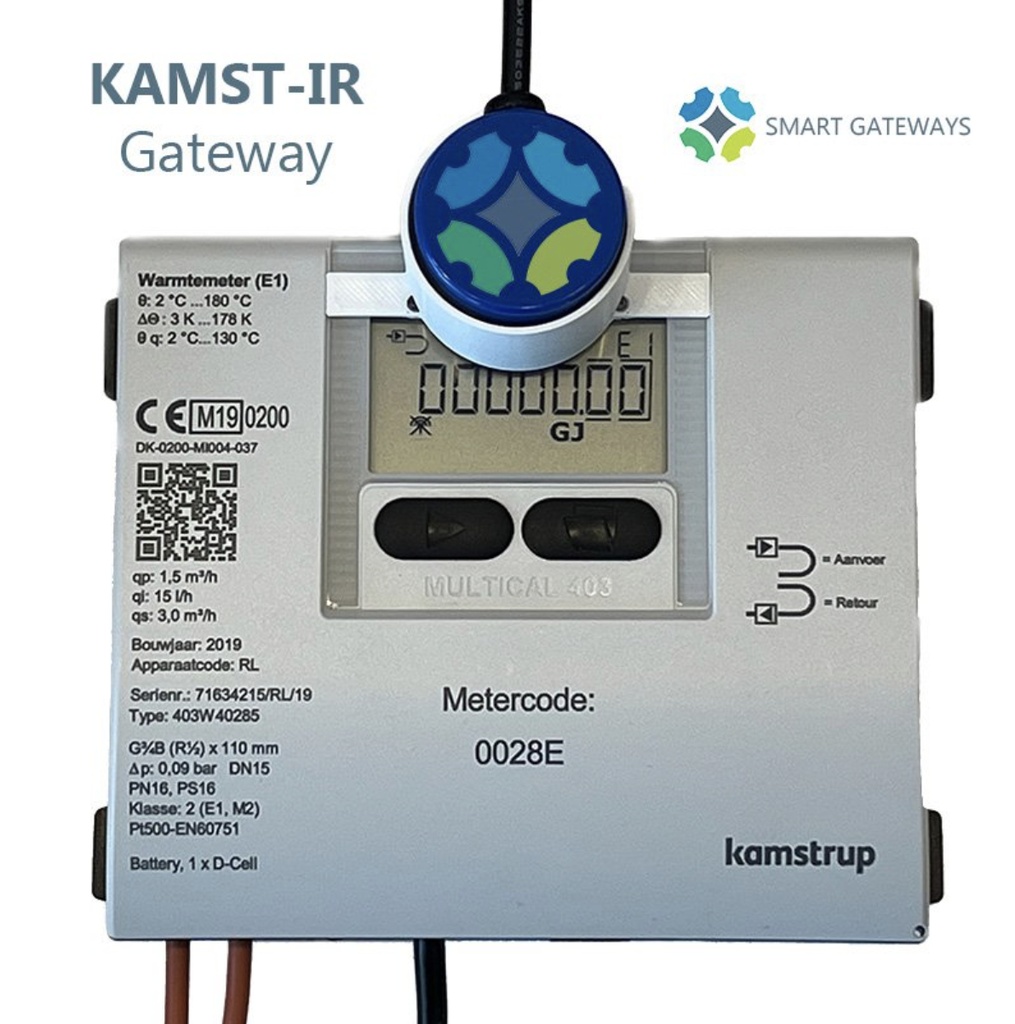 Smartgateway - Kamst-IR Gateway for Kamstrup Multical meters