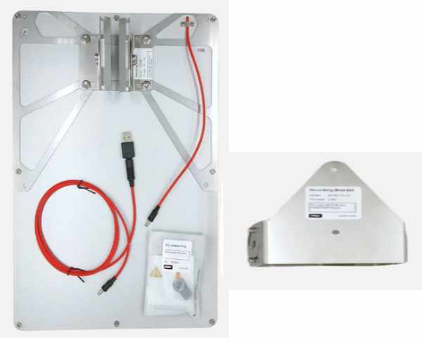 PMX - SOL17-KIT Break-proof solar panel 17W with adjustable pole mount